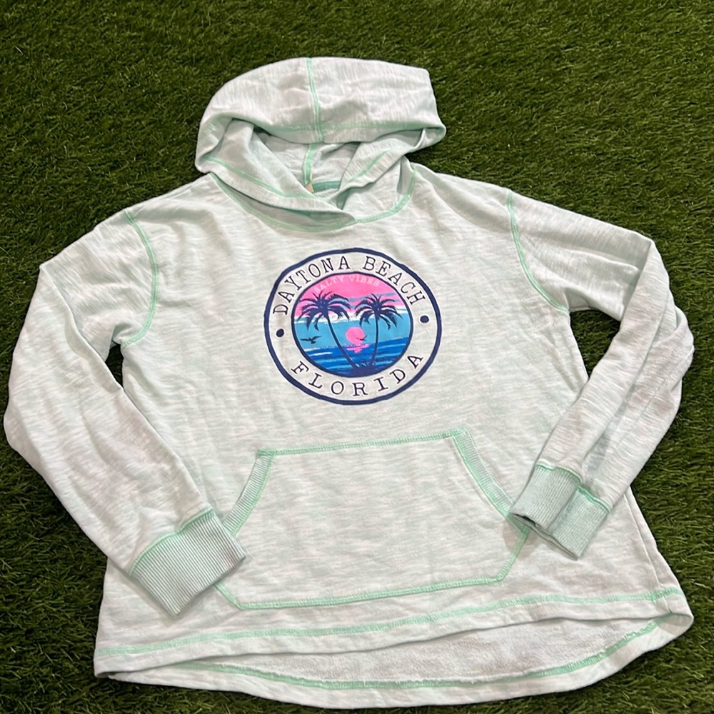 Daytona Beachch, Florida Lightweight Hooded Pullover